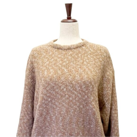 Atelier Delphine Baby Alpaca Melange Balloon Sleeve Sweater in Bambi Size XS/S - Picture 7 of 15